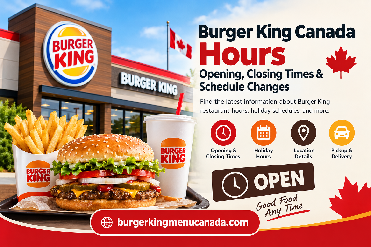 Burger King Canada Hours