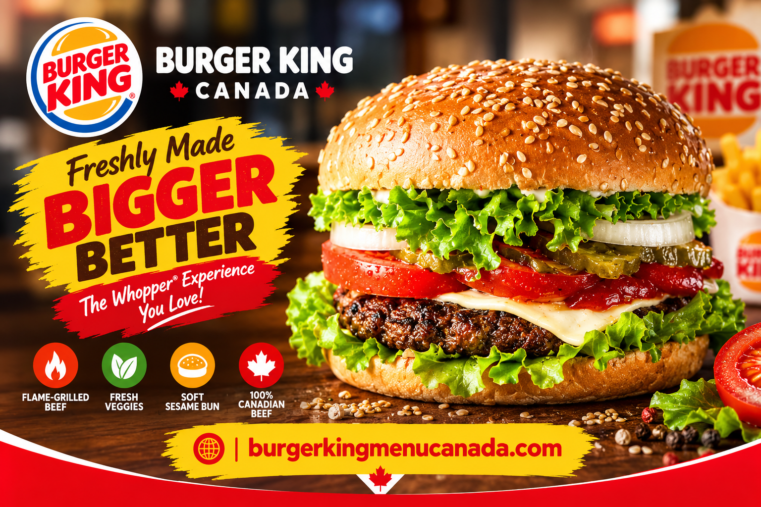 burger king menucanada