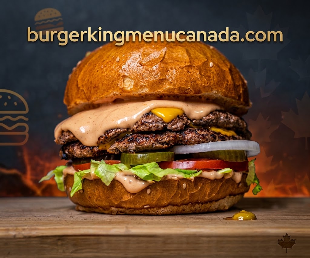 Flame-Grilled Burgers Menu